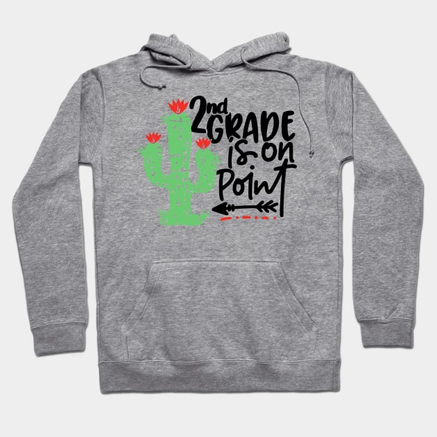 2nd Grade Is On Point Back to School Hoodie by ValentinkapngTee